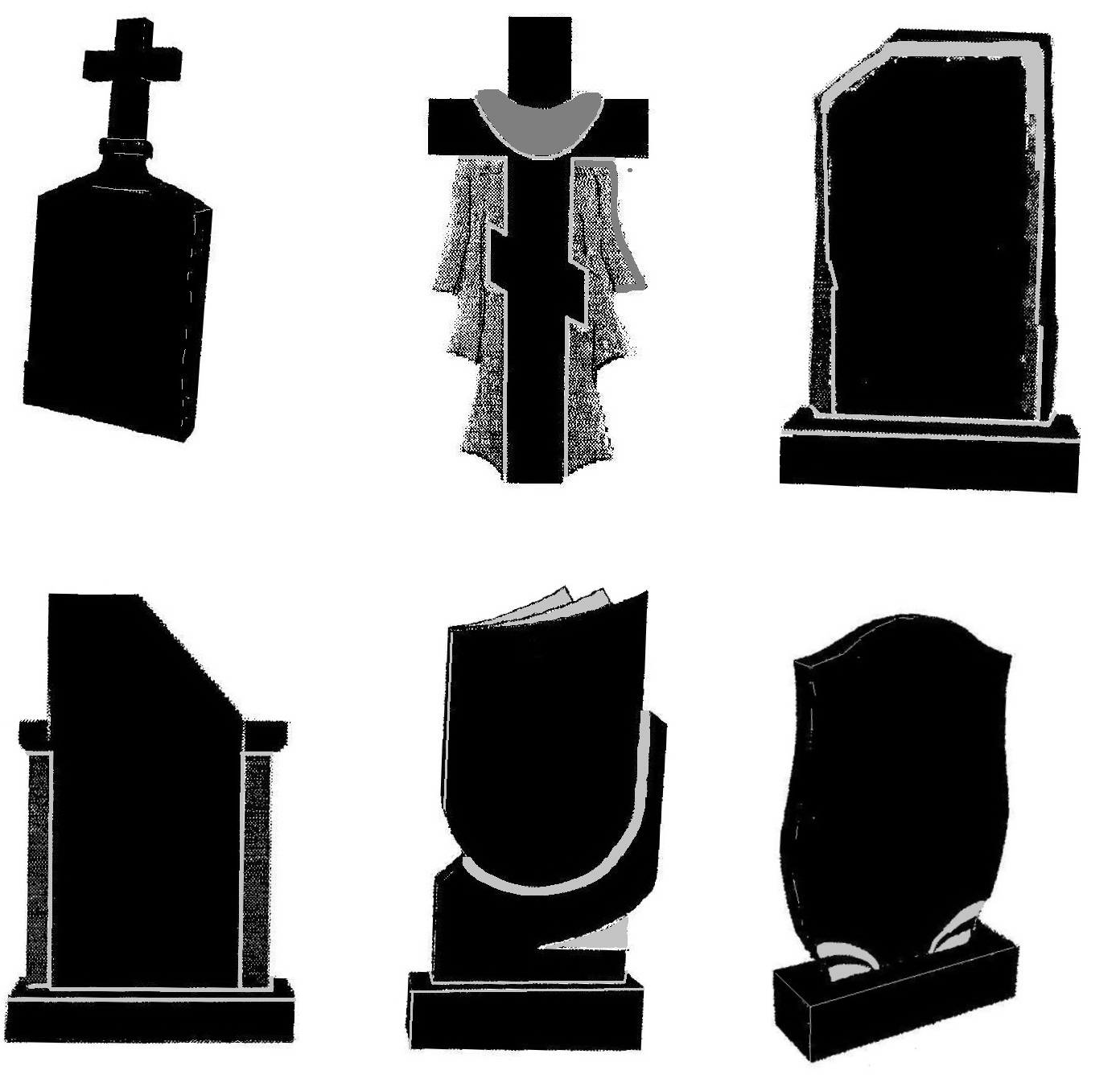 nadgrobija-kresty-tombstones- crosses